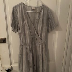 Small Gray “A New Day” Jumpsuit